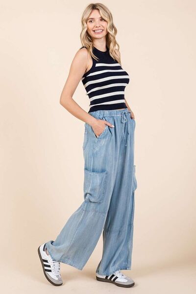 Mony Cargo Wide Leg Pants