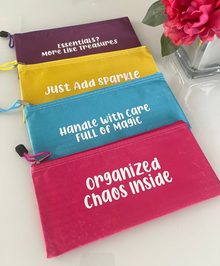 Personalized Organized Chaos Pouch