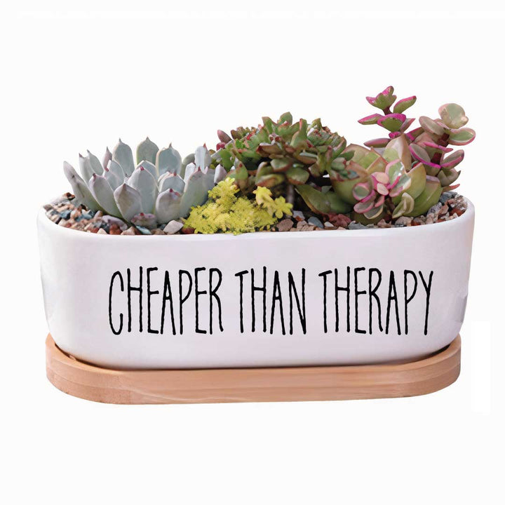 Message in a Planter - 7" Oval